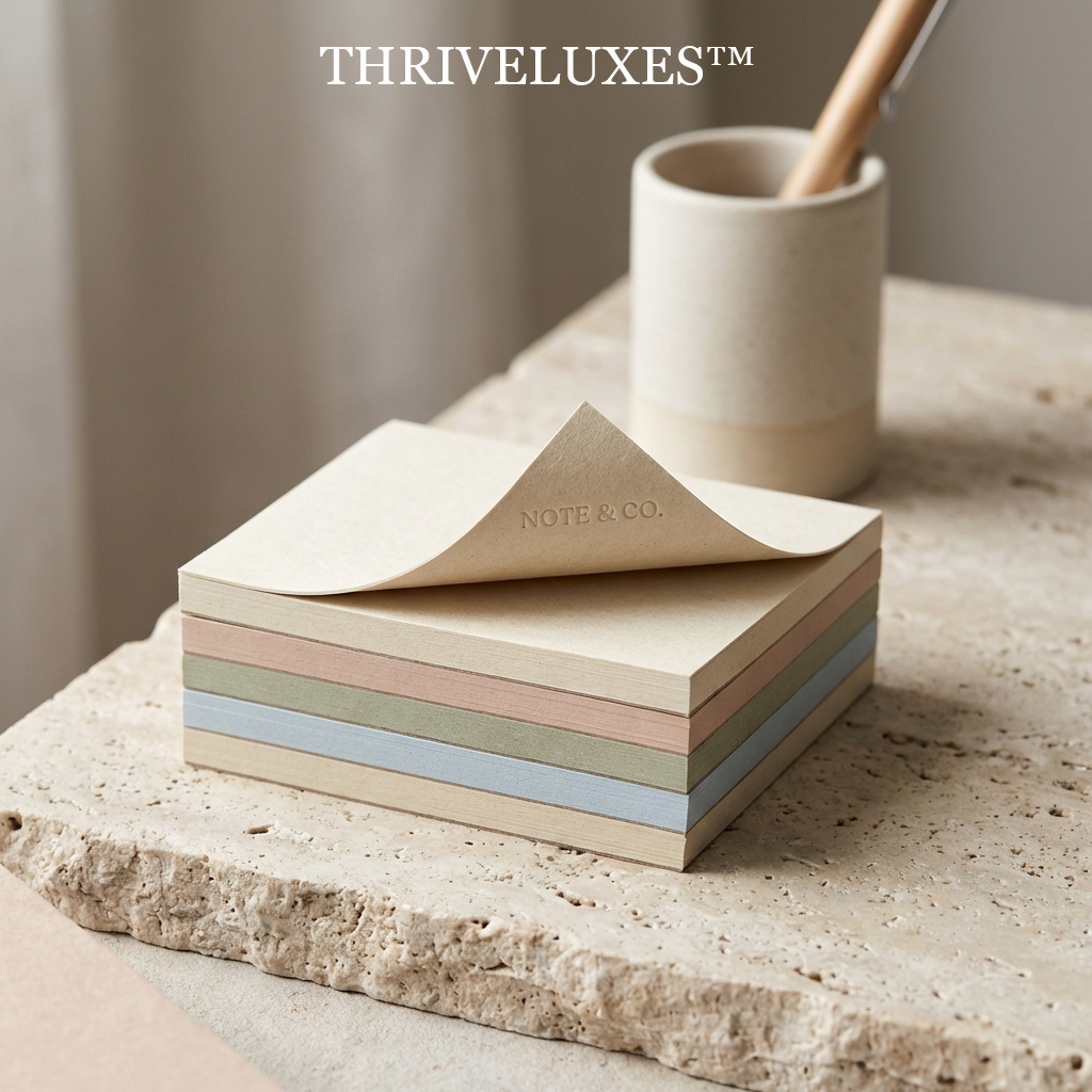 ≣Thriveluxes™ THE STRATA GRADIENT NOTE BLOCK "Ideas don't just happen; they emerge. Capture them on a canvas that feels as natural as the thought itself."