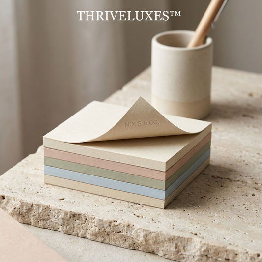 ≣Thriveluxes™ THE STRATA GRADIENT NOTE BLOCK "Ideas don't just happen; they emerge. Capture them on a canvas that feels as natural as the thought itself."