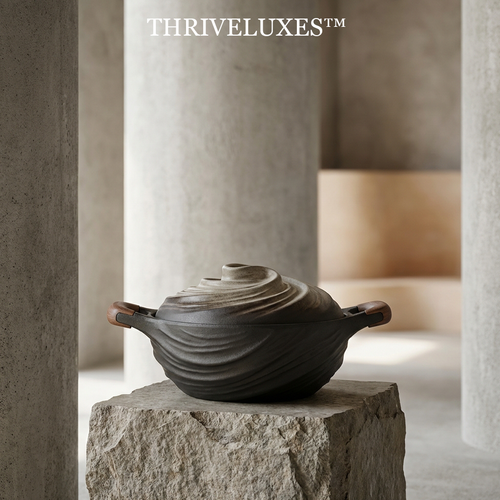 THE GENESIS SCULPTURAL CASSEROLE"Cooking is a transition of states—from raw to refined. Your vessel should embody that movement."