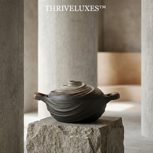 THE GENESIS SCULPTURAL CASSEROLE"Cooking is a transition of states—from raw to refined. Your vessel should embody that movement."
