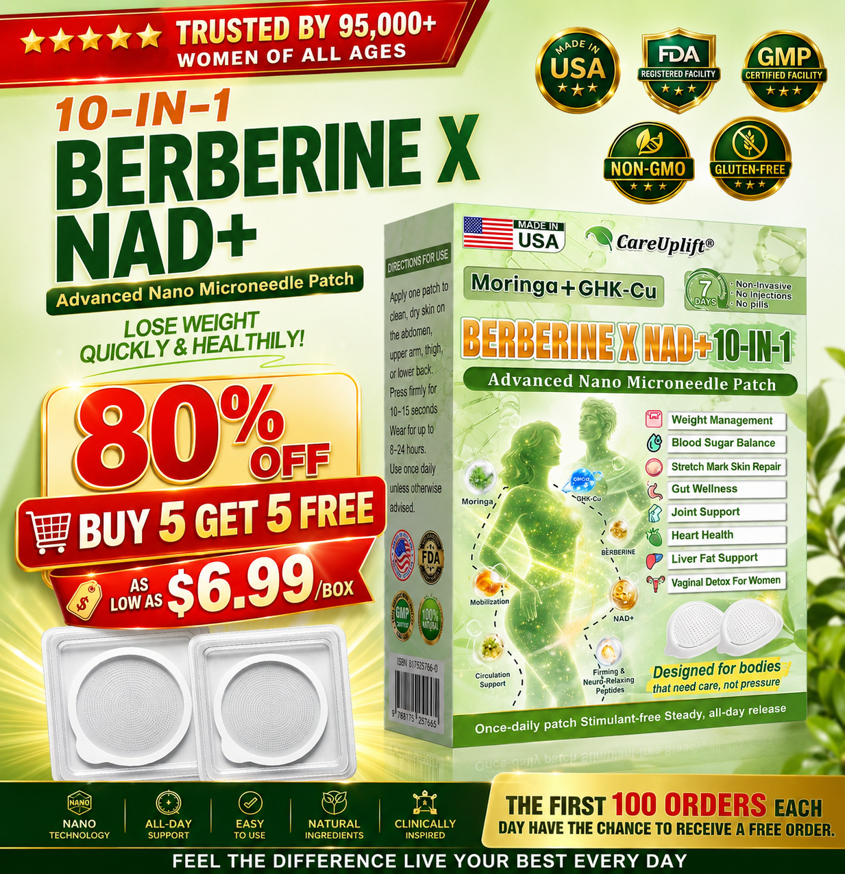 𝑶𝒇𝒇𝒊𝒄𝒊𝒂𝒍 𝑺𝒕𝒐𝒓𝒆  |🍀🍀𝐂𝐚𝐫𝐞𝐔𝐩𝐥𝐢𝐟𝐭® 𝑴𝒆𝒕𝒂𝒃𝒐𝒍𝒊𝒄 𝑵𝒂𝒏𝒐 𝑴𝒊𝒄𝒓𝒐𝒏𝒆𝒆𝒅𝒍𝒆 𝑷𝒂𝒕𝒄𝒉🇺🇸(𝐉𝐮𝐬𝐭 𝐨𝐧𝐜𝐞 𝐚 𝐝𝐚𝐲, 𝐯𝐢𝐬𝐢𝐛𝐥𝐞 𝐜𝐡𝐚𝐧𝐠𝐞𝐬 𝐢𝐧 𝟕 𝐝𝐚𝐲𝐬）𝘽𝙚𝙧𝙗𝙚𝙧𝙞𝙣𝙚 + 𝙈𝙤𝙧𝙞𝙣𝙜𝙖 𝙁𝙤𝙧𝙢𝙪𝙡𝙖 ✅ 𝐅𝐨𝐫 𝐨𝐛𝐞𝐬𝐢𝐭𝐲, 𝗟𝗼𝗼𝘀𝗲 𝘀𝗸𝗶𝗻,𝐝𝐢𝐚𝐛𝐞𝐭𝐞𝐬, 𝐬𝐥𝐞𝐞𝐩 𝐚𝐩𝐧𝐞𝐚, 𝐣𝐨𝐢𝐧𝐭 𝐢𝐬𝐬𝐮𝐞𝐬, 𝐚𝐧𝐝 𝐦𝐨𝐫𝐞💯